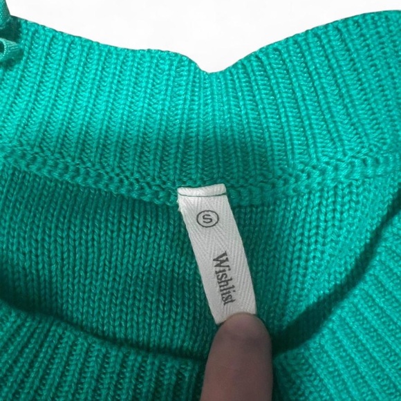Wishlist Vibrant Green Crew Neck Sweater - Picture 2 of 5